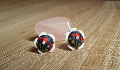 Cercei fimo Floral 1