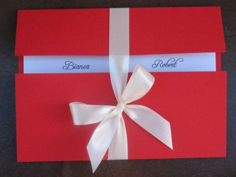 Invitatie de nunta decupata