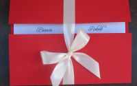 Invitatie de nunta decupata