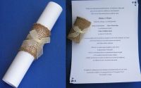 Invitatie de nunta rustica