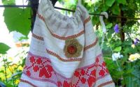 Traista - Sac - Motiv Etnic - Traditional - Canepa