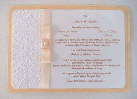 Invitatii nunta Somon