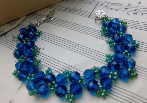 Aquamarine - Bratara Dama - Cristale Albastre 