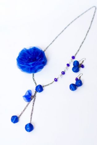 Colier "Indigo Capriccio"