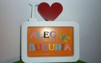 Tablou litere quilling fluture mesaj motivational
