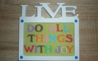 Tablou cu litere quilling mesaj motivational