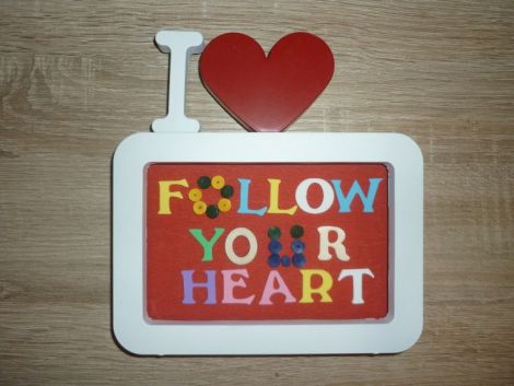 Tablou cu litere quilling mesaj motivational