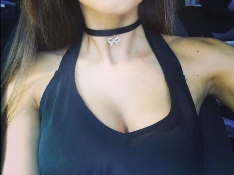 Choker handmade - colier la baza gatului