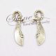 Charm sabie argintiu antic 25x6x2mm