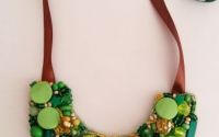 Colier verde statement
