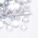 Cabochon transparent 8mm