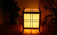 Lampadar  veioza in stil japonez