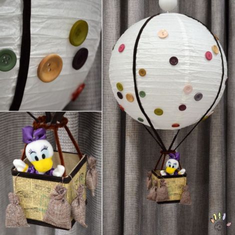 corp iluminat abajur camera copil balon cu aer