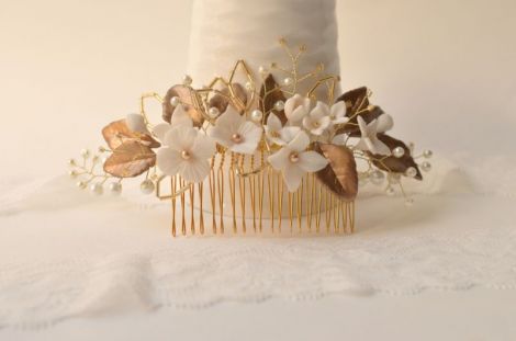 Pieptene mireasa "Gold garden"