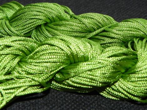 30m snur nylon tip Shamballa 1mm - Emerald Green