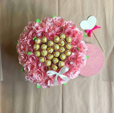Buchet flori hartie 
