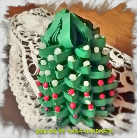 Bradut 3D - quilling-Participa la Concurs Magia