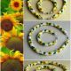 Set colier si bratara "sunflower"