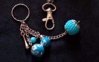 Breloc "Turquoise Beads" 
