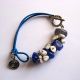 Bratara agate si howlite