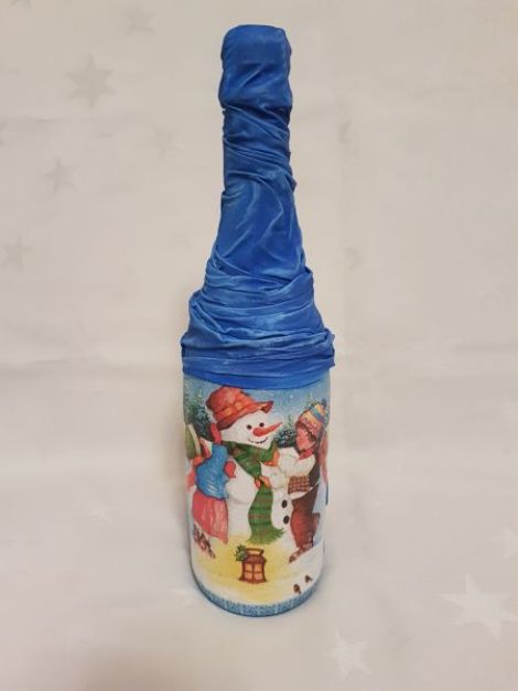 Cadou de Craciun - Sticla handmade