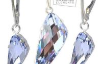Set argint with Swarovski Elements