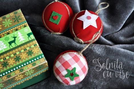 Globuri de Craciun handmade