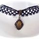 chocker cu ochi de pisica antichizat