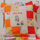 Perna personalizata unicat  Perna patchwork