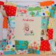 Perna personalizata unicat  Perna patchwork