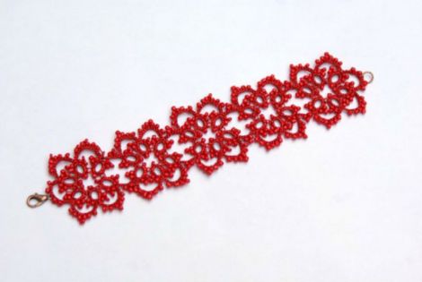 Bratara dantela frivolite
