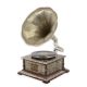 GRAMOFON DEOSEBIT PLACAT CU INCRUSTATII METALICE  