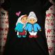 Tricou Love pictat manual