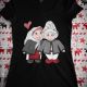 Tricou dama pictat manual  Dragobete