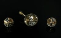Set Swarovski Cercei Si Pandantiv Rivoli Patina