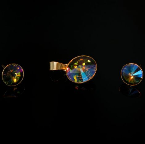 Set Swarovski Cercei Si Pandantiv Rivoli Paradise 