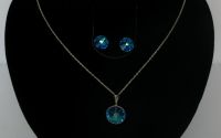Set Swarovski Cercei Si Pandantiv Rivoli Bermuda B