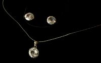 Set Swarovski Cercei Si Pandantiv Rivoli Crystal
