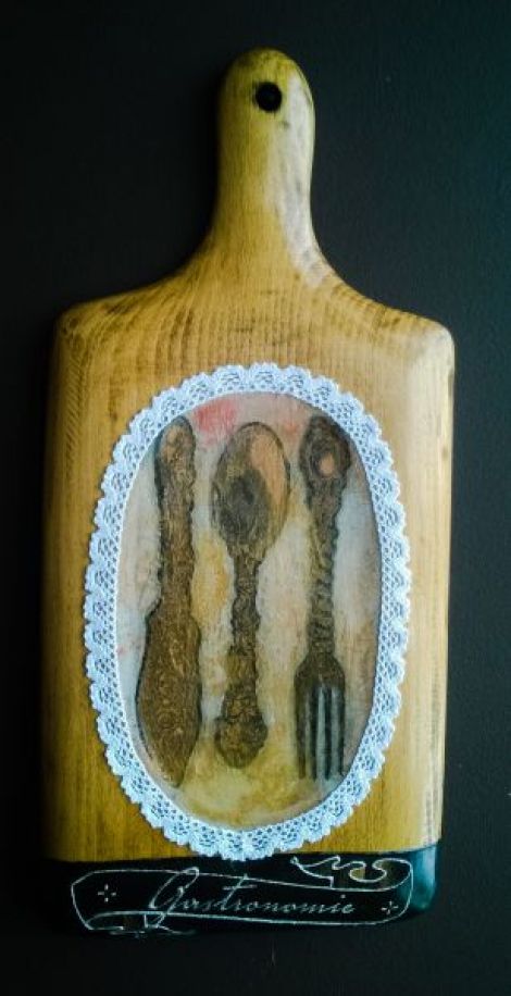 Tocator de bucatarie decorativ