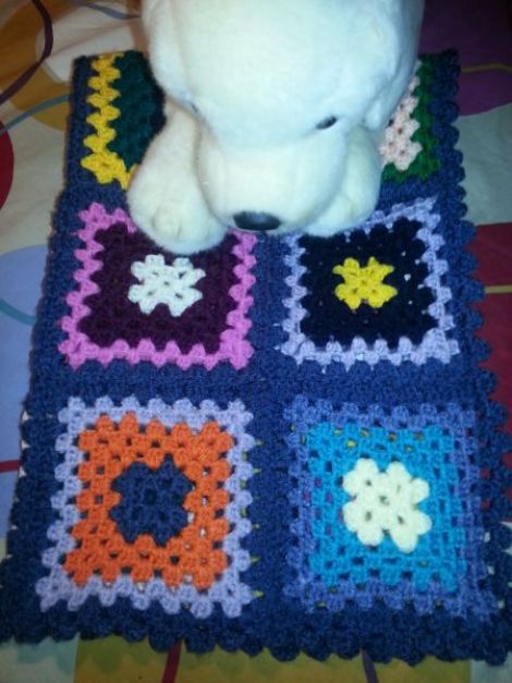 Patura crosetata pentru bebe! UNICAT! Handmade!