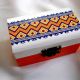 Cutie lemn cu motiv traditional 