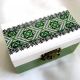 Cutie lemn cu motiv traditional 