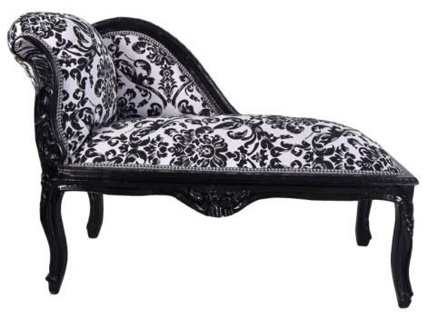 SOFA DIN LEMN MASIV NEGRU CU TAPITERIE ALBA