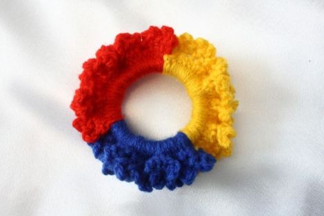 Elastic de parmanseta tricolor