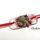 Bratara martisor cu peridot si cupru