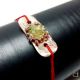 Bratara martisor cu peridot si cupru
