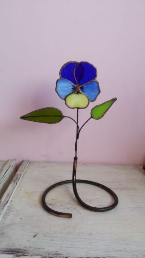 Decoratiune panseluta vitraliu