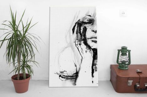 Tablou canvas Half 30x45cm
