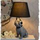 LAMPA DE MASA CU UN BULDOG CU CASTI