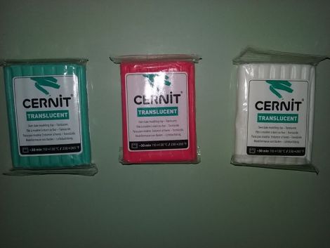 Set 3 nuante Cernit - Translucent